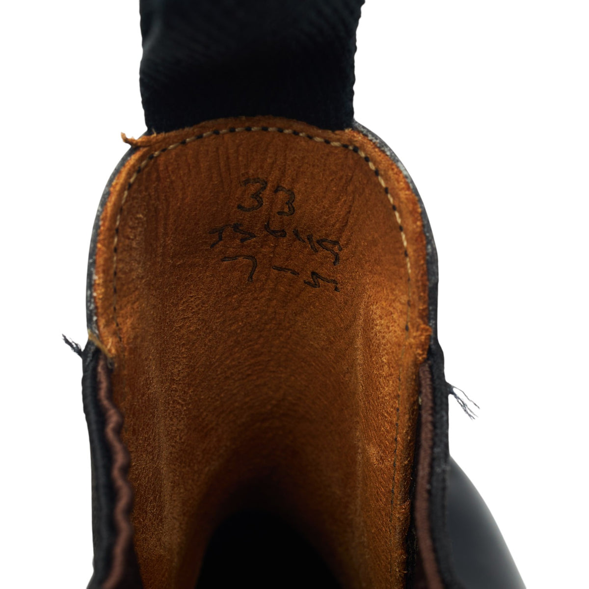 'JS6119' Black Leather Chelsea Boots UK 7