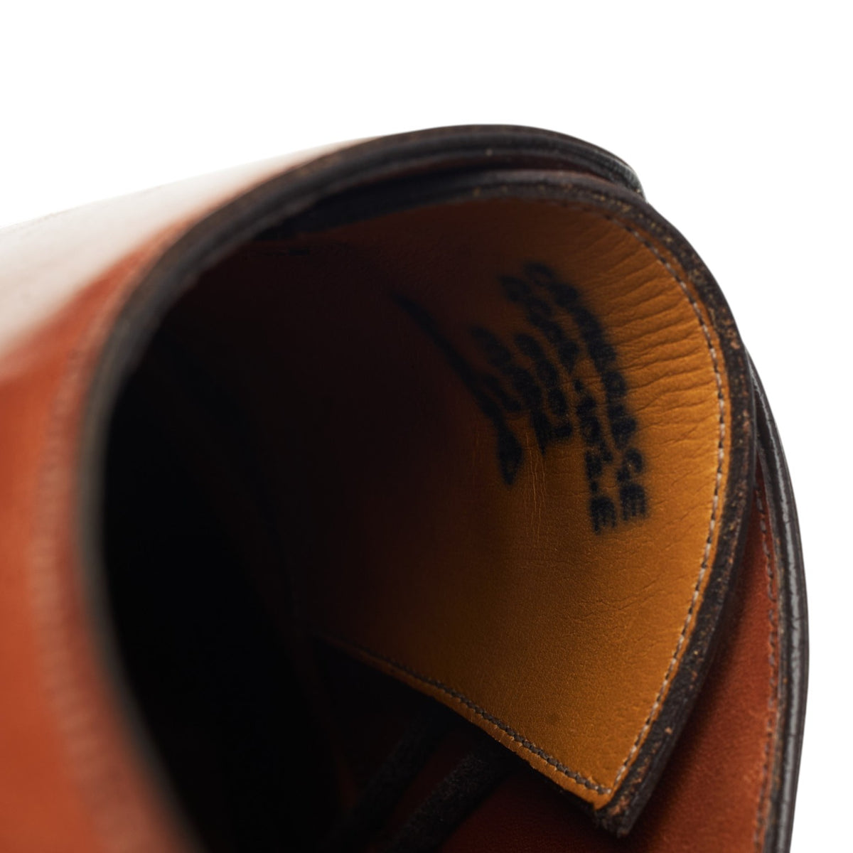 'Cambridge' Tan Brown Leather Oxford UK 10.5 E