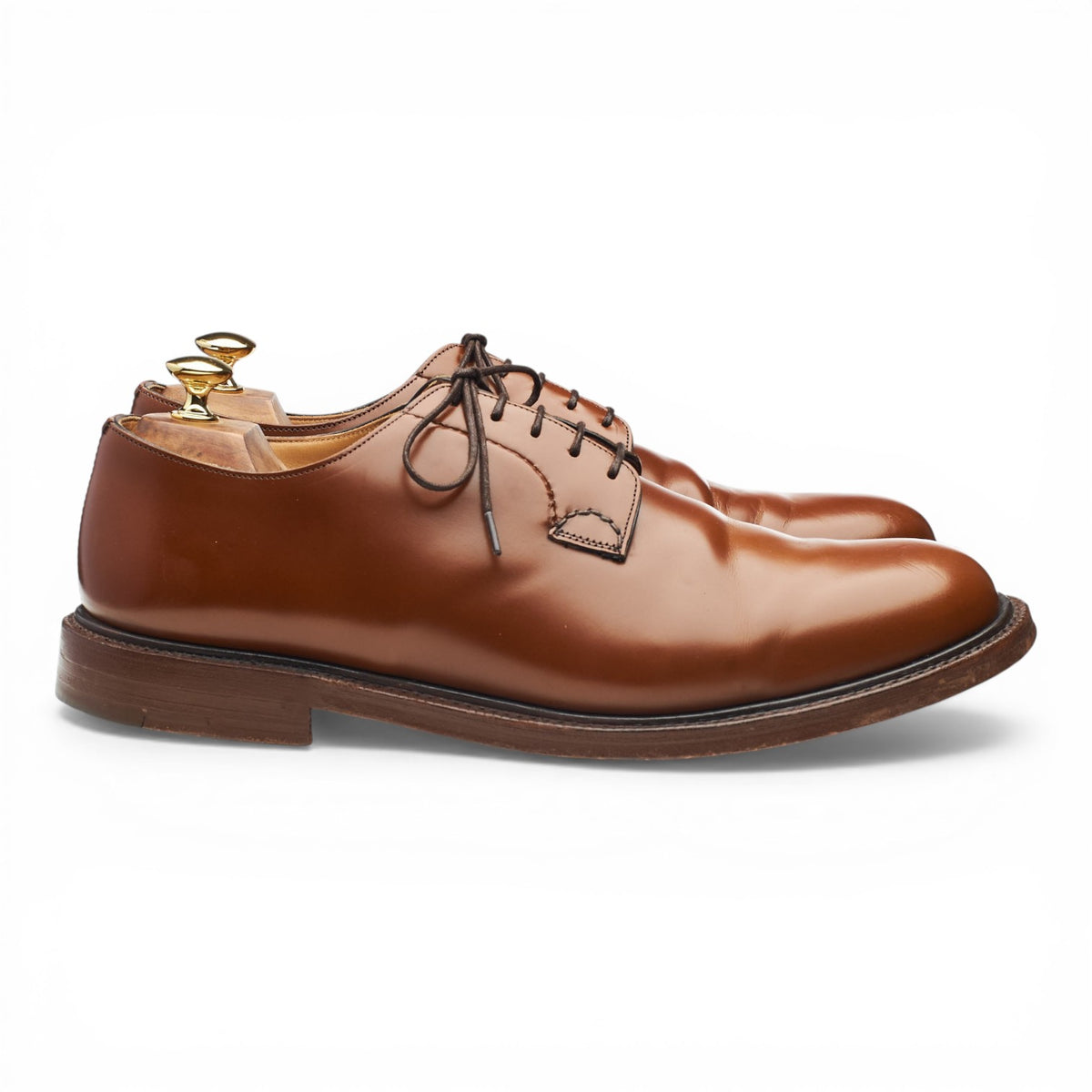 'Shannon' Tan Brown Leather Derby UK 11 G