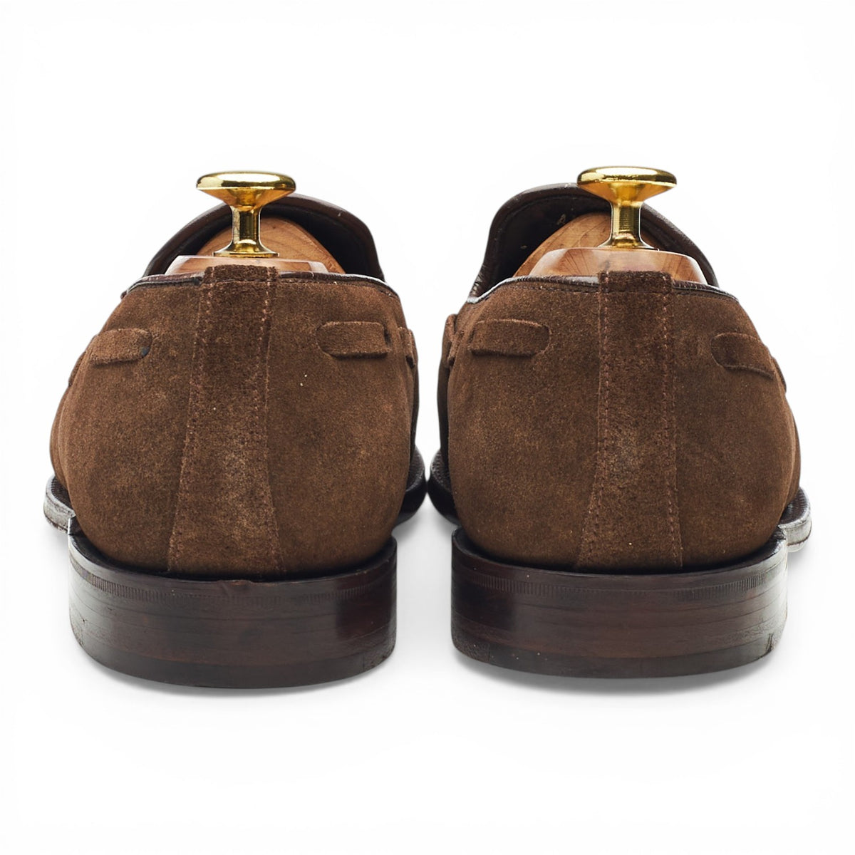 Herring 'Ascot' Brown Suede Tassel Loafers UK 8 F