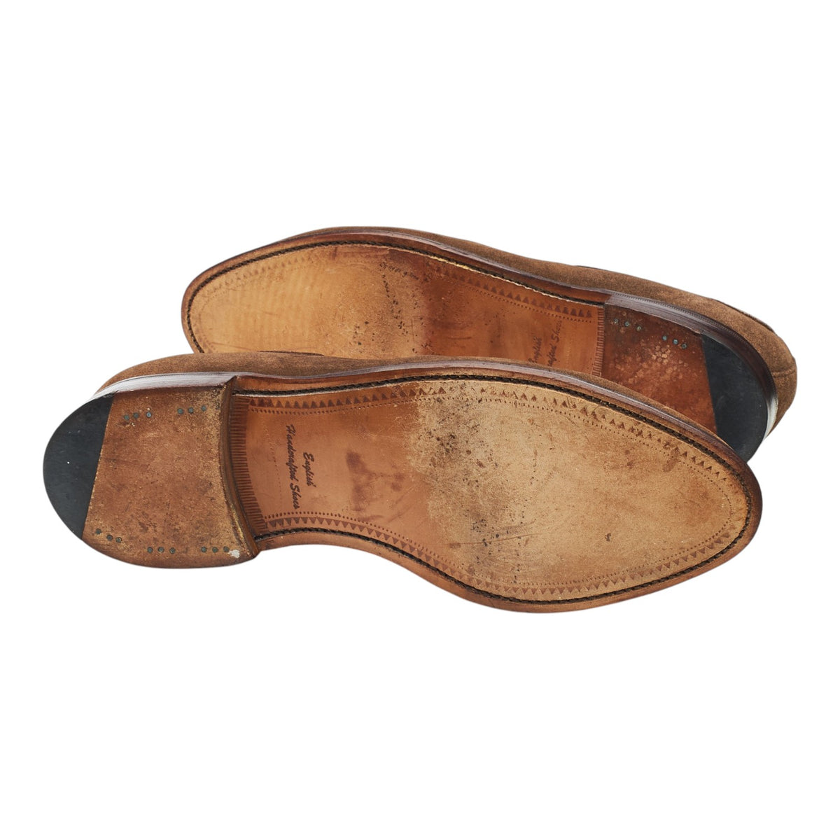 Herring 'Ascot' Brown Suede Tassel Loafers UK 8 F