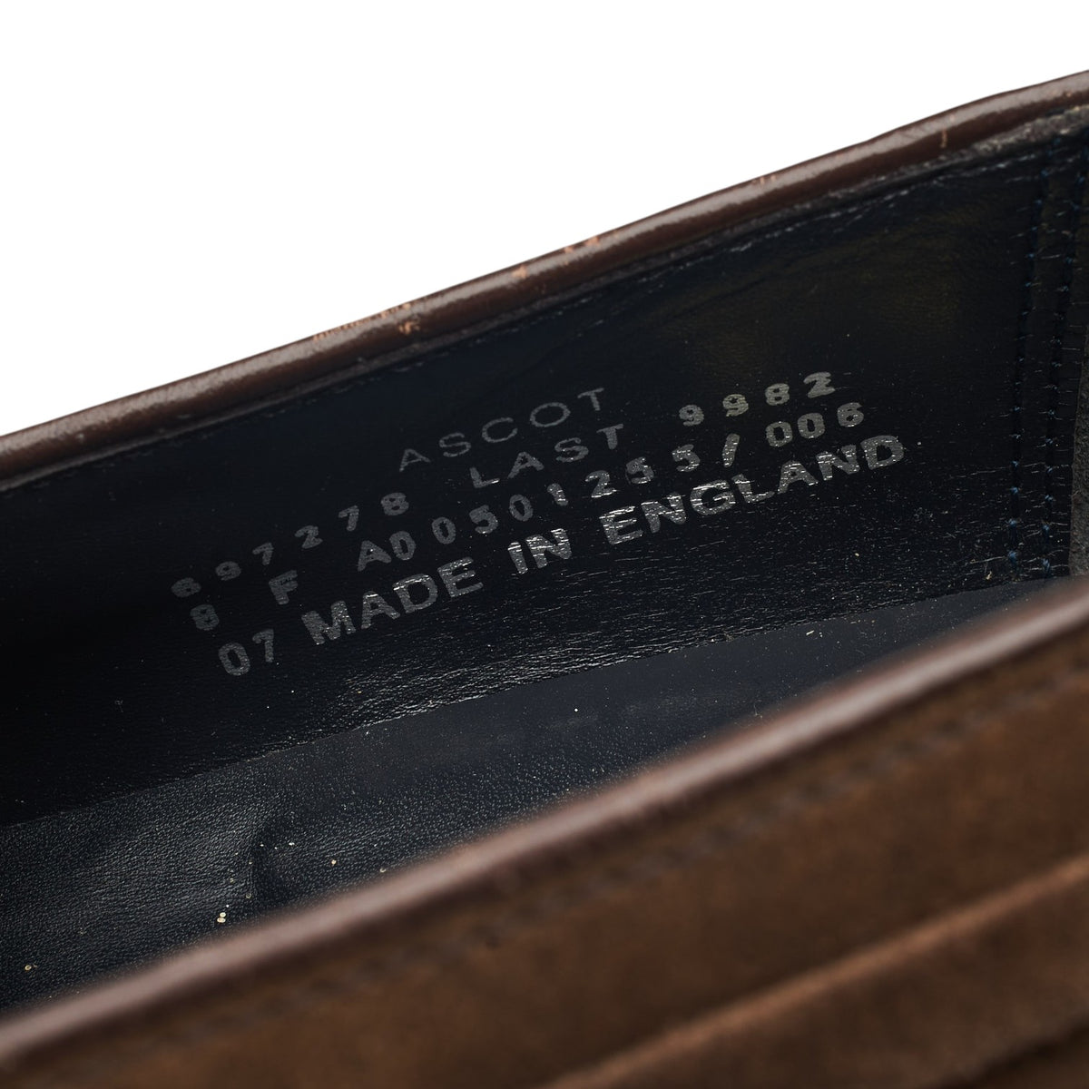 Herring 'Ascot' Brown Suede Tassel Loafers UK 8 F