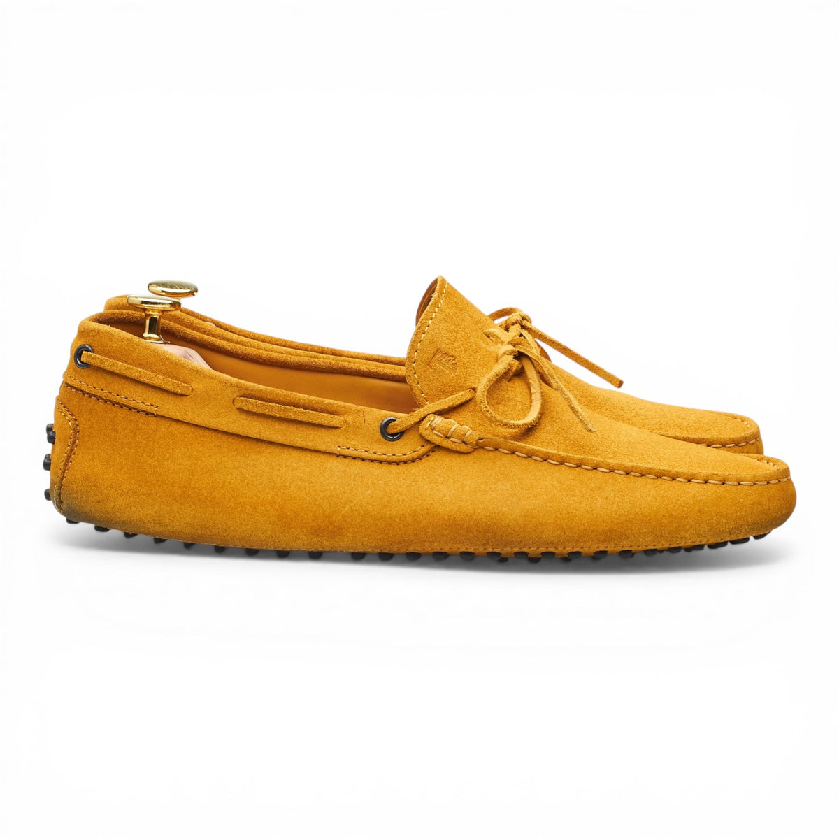 Gommino Yellow Suede Driving Loafers UK 9