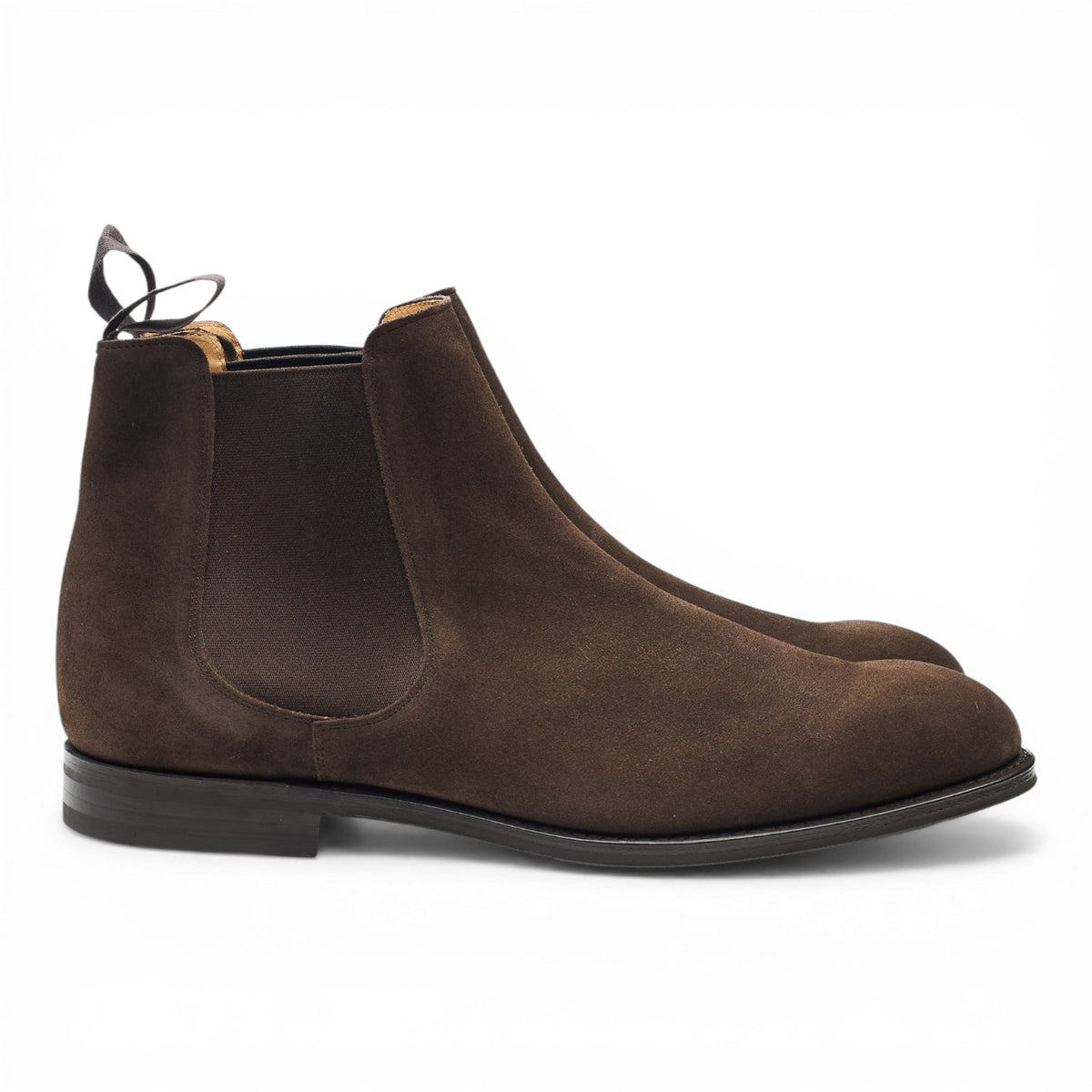 'Amberley' Dark Brown Suede Chelsea Boots UK 10 G