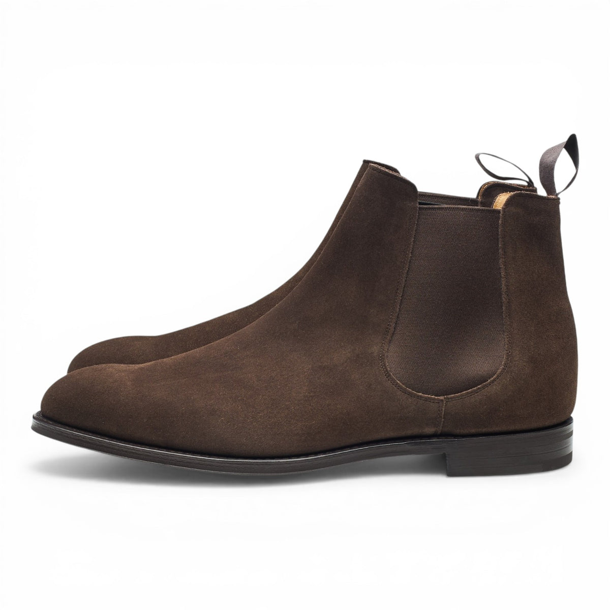 'Amberley' Dark Brown Suede Chelsea Boots UK 10 G