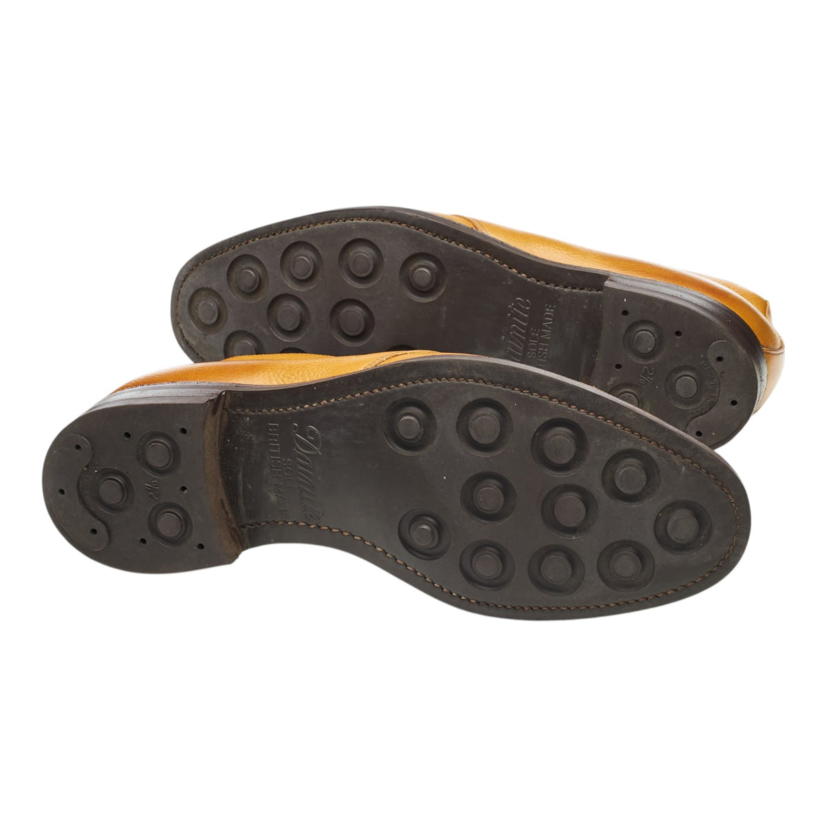 'Banbury' Tan Brown Grain Leather Chukka Boots UK 6 E