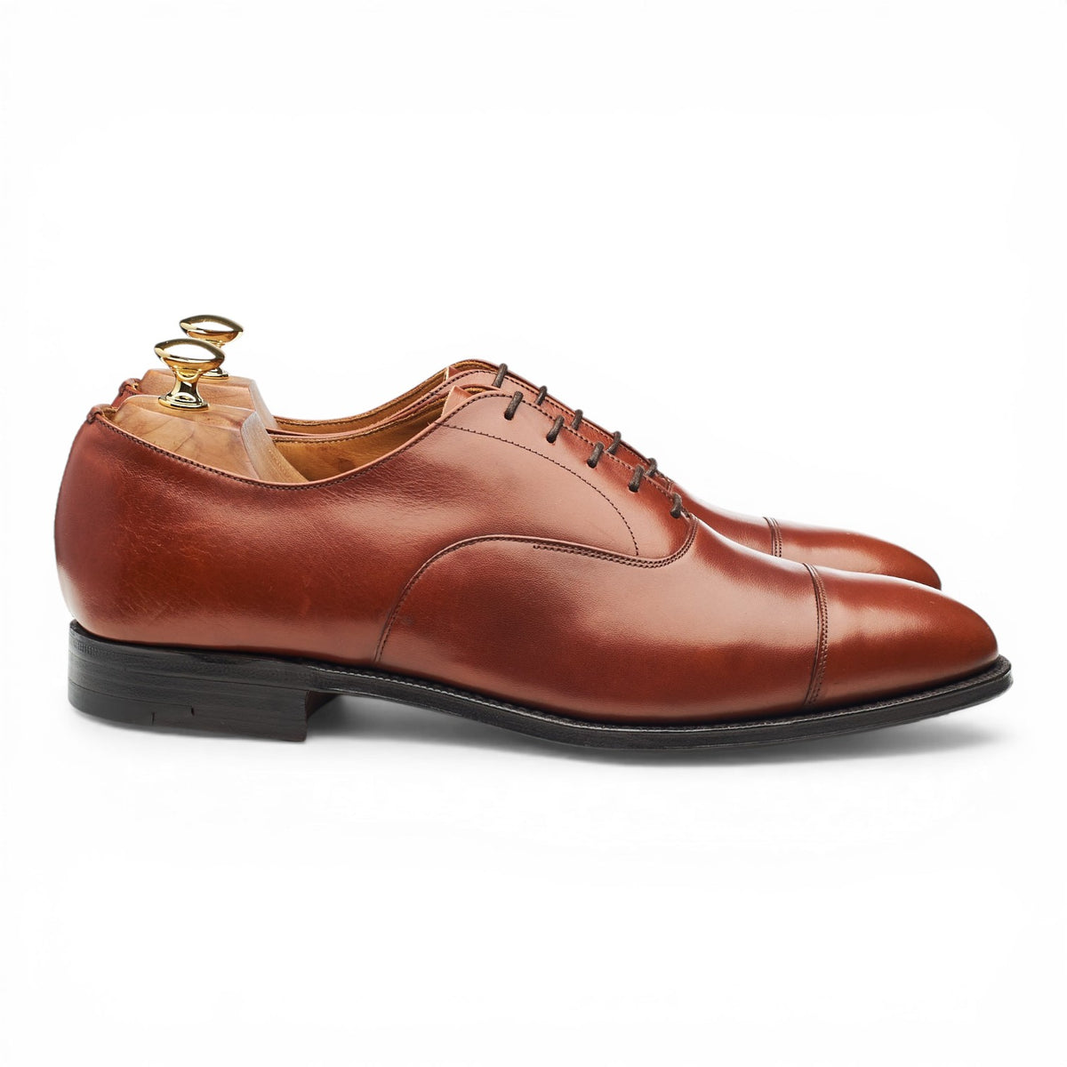 'Consul IV' Tan Brown Leather Oxford UK 10 E