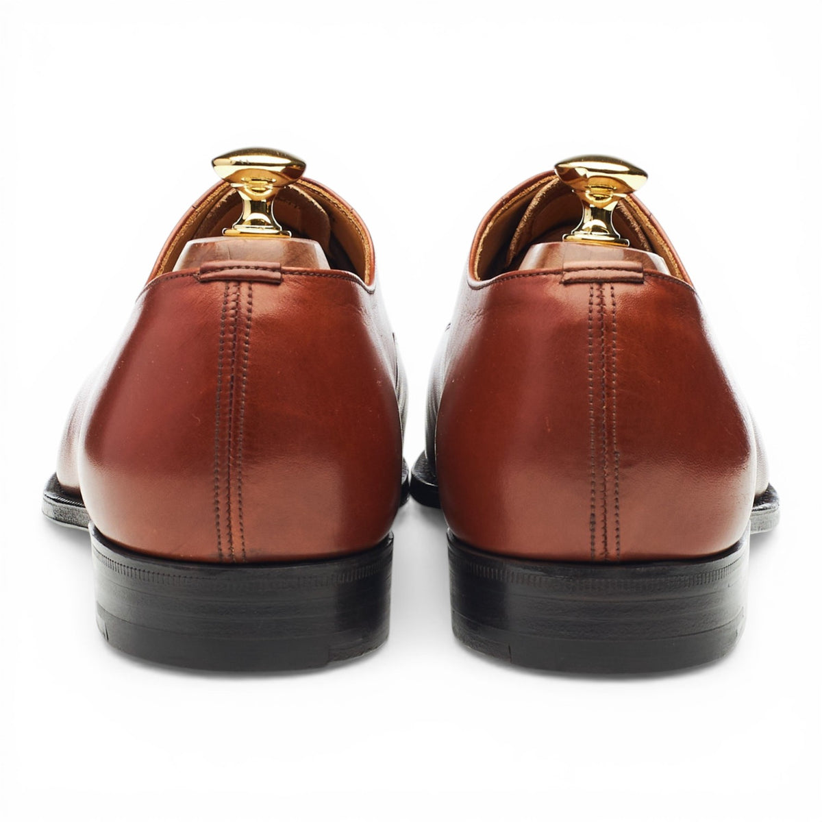 'Consul IV' Tan Brown Leather Oxford UK 10 E
