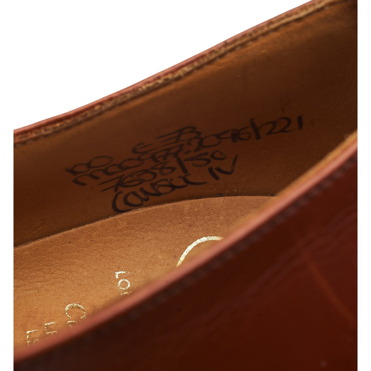 'Consul IV' Tan Brown Leather Oxford UK 10 E