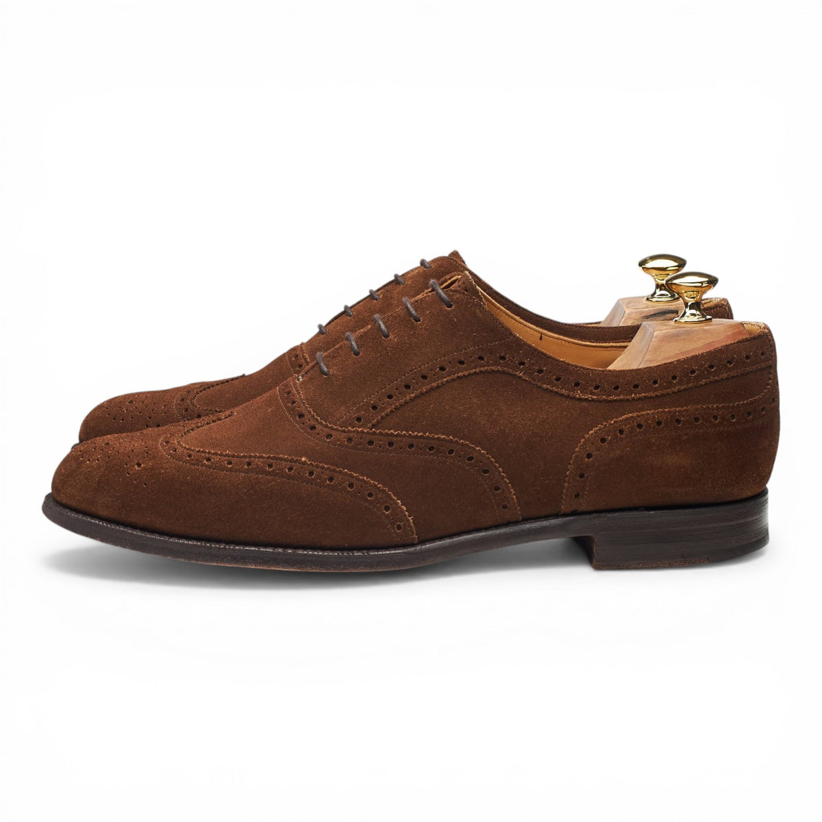 'Grosvenor II' Brown Suede Oxford Brogues UK 11 F