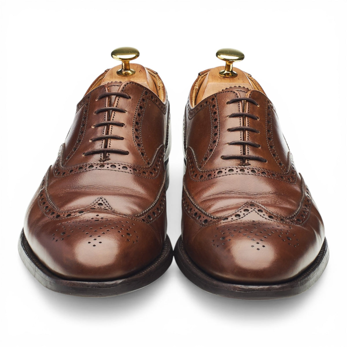 'Westgate 2' Dark Brown Leather Oxford Brogues UK 8.5 E