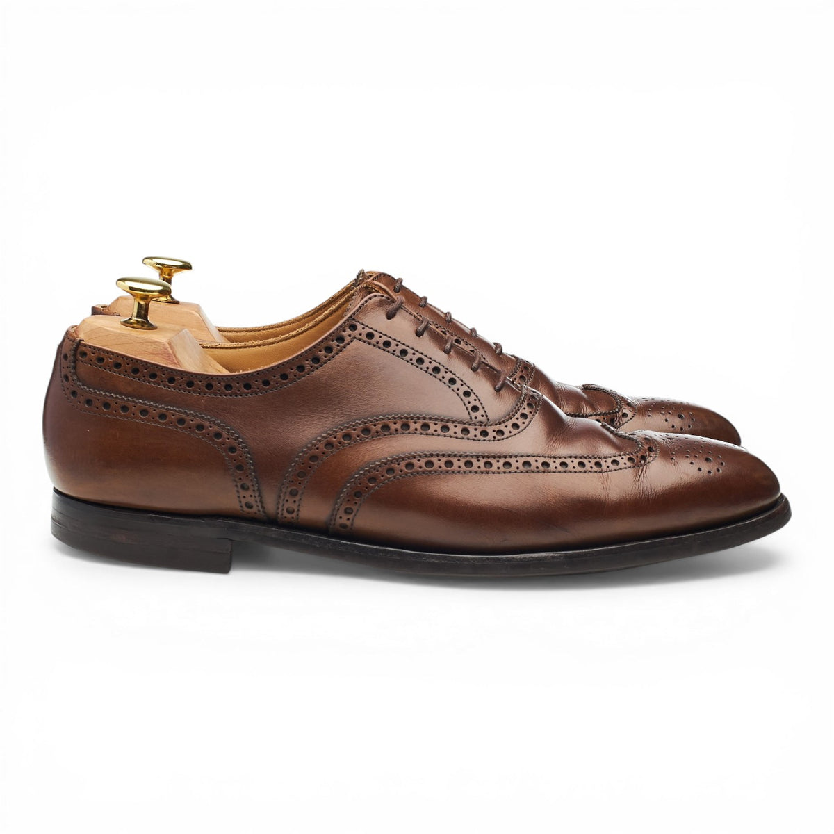 'Westgate 2' Dark Brown Leather Oxford Brogues UK 8.5 E