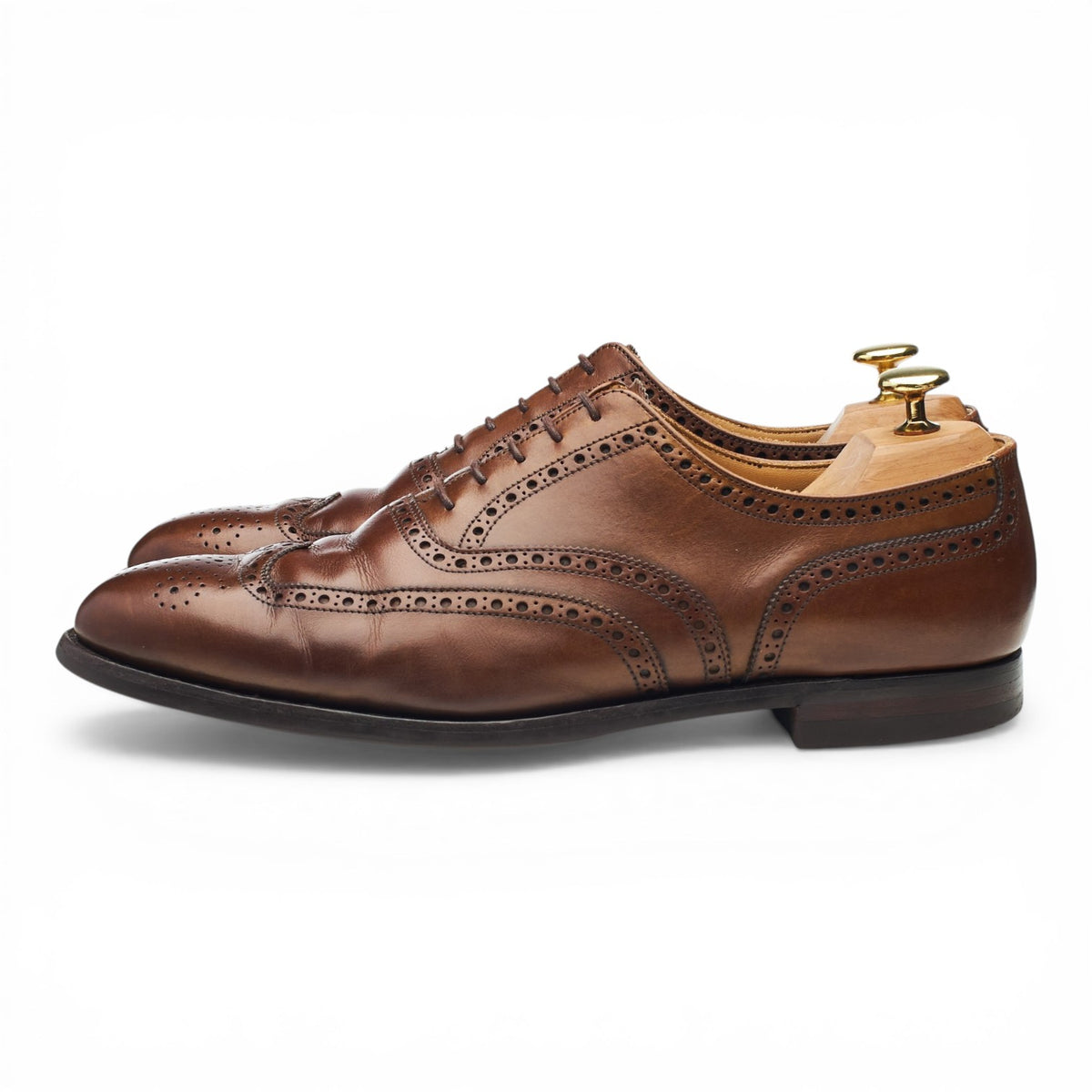 'Westgate 2' Dark Brown Leather Oxford Brogues UK 8.5 E