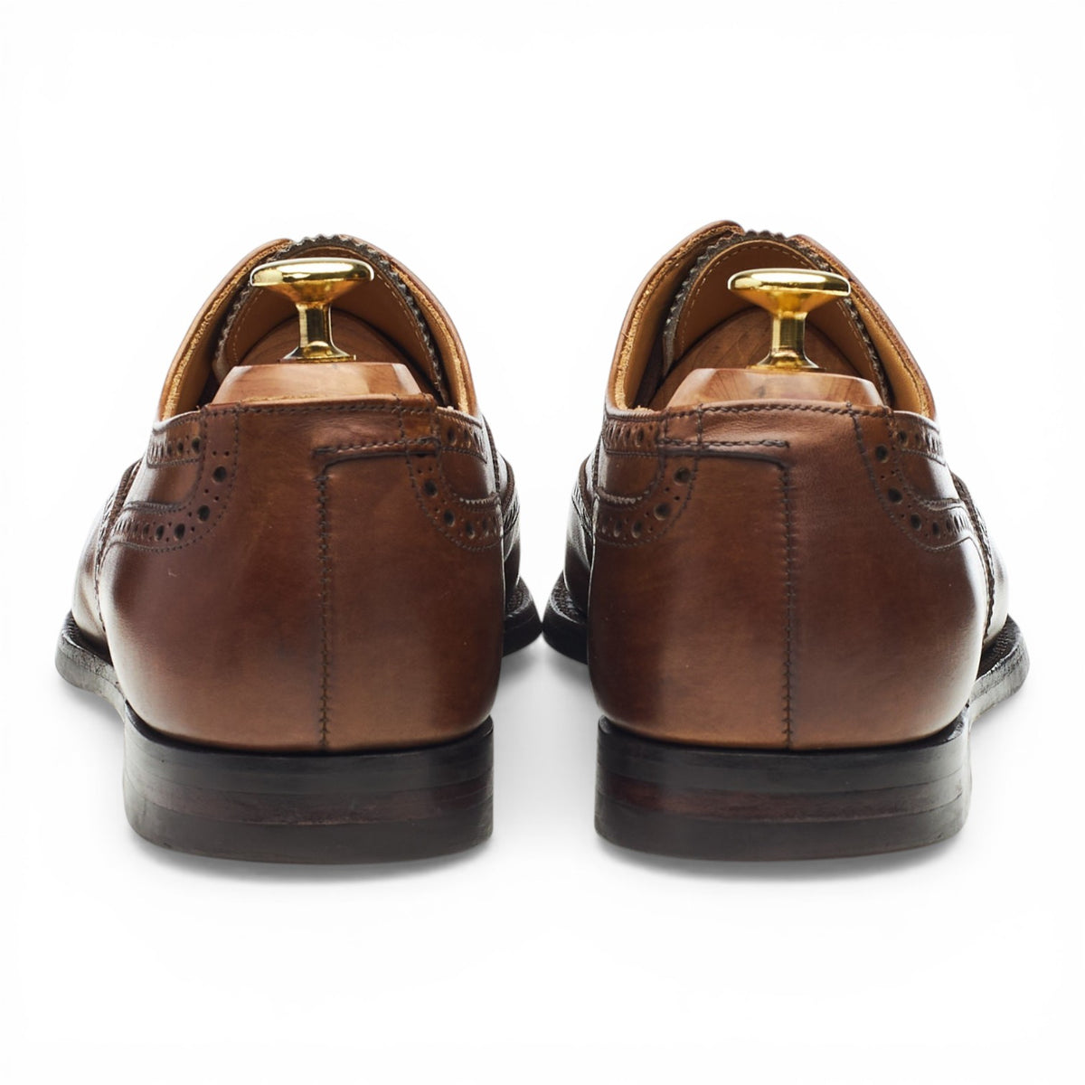'Westgate 2' Dark Brown Leather Oxford Brogues UK 8.5 E