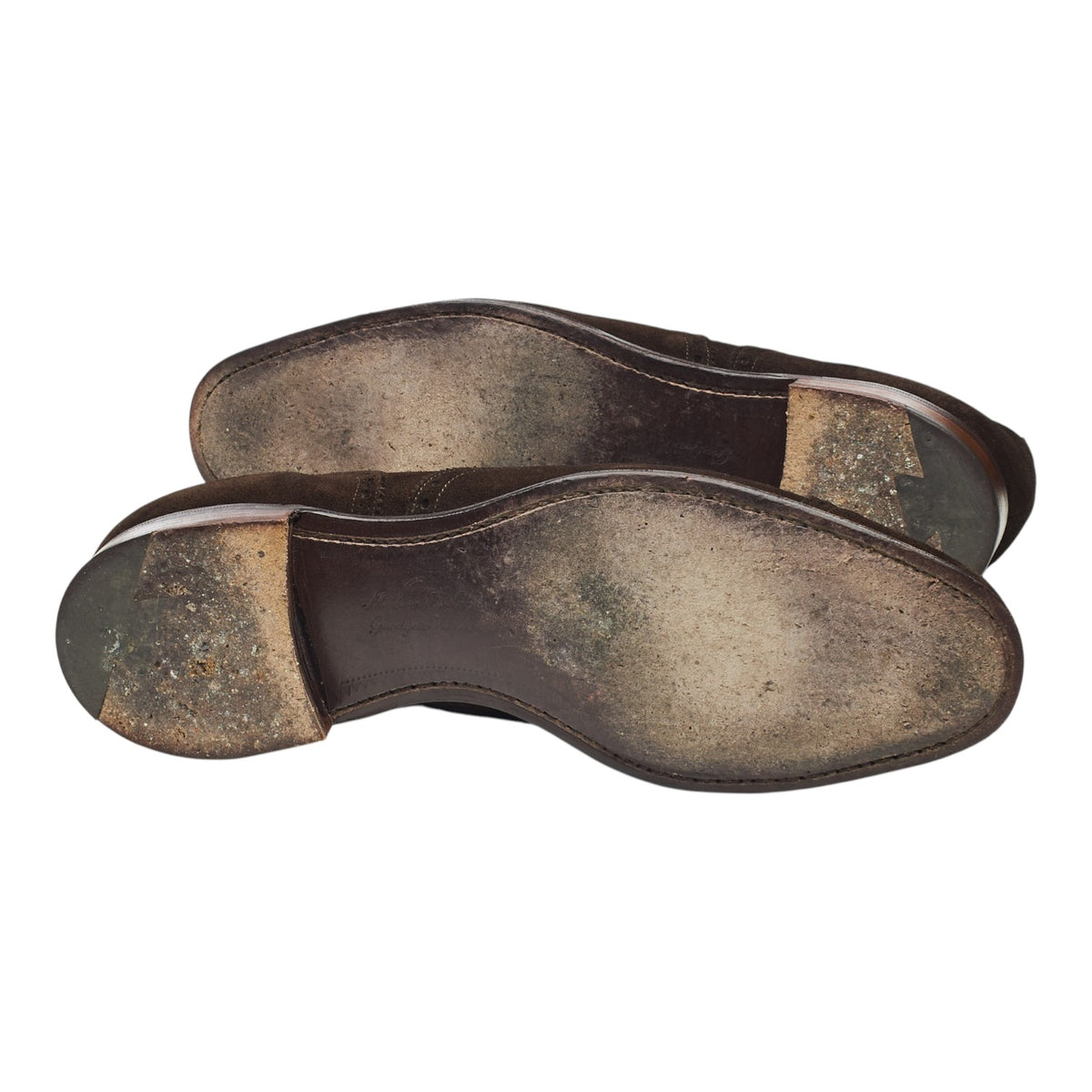 'Sidney' Dark Brown Suede Semi-Lined Oxford Brogues UK 8.5 G