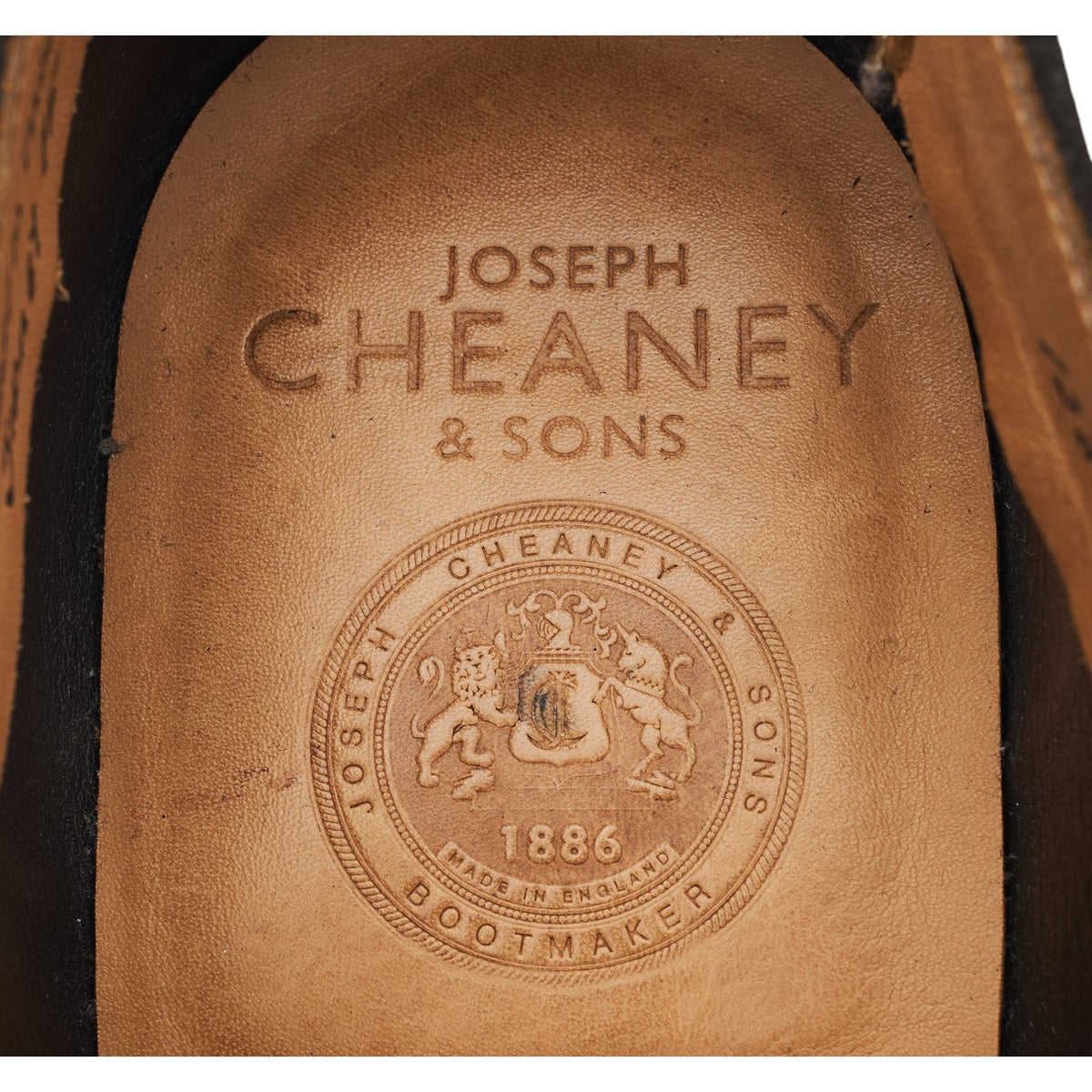 'Sidney' Dark Brown Suede Semi-Lined Oxford Brogues UK 8.5 G