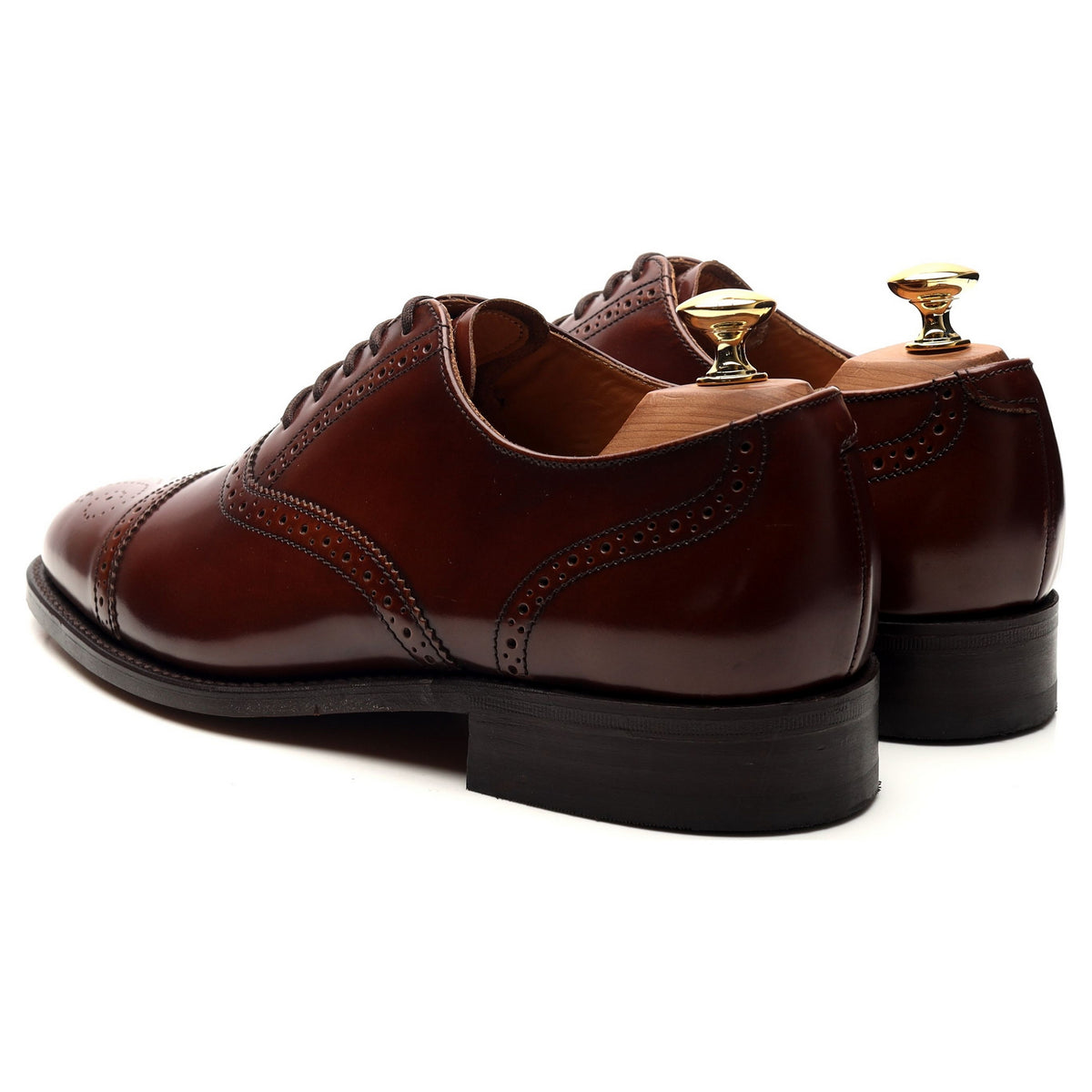 Brown Leather Oxford Brogues UK 6.5 G