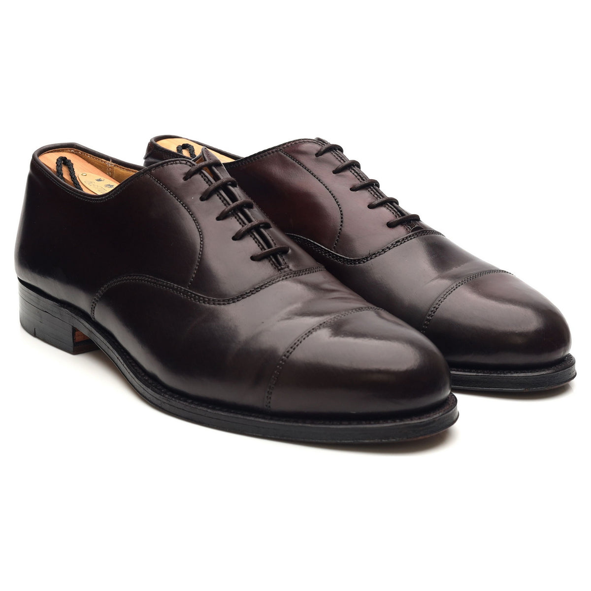 &#39;9210M&#39; Burgundy Cordovan Leather Oxford UK 8 US 8.5