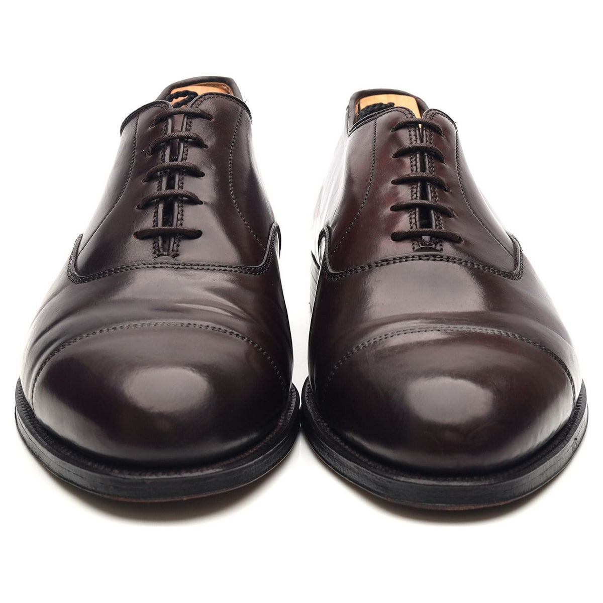 &#39;9210M&#39; Burgundy Cordovan Leather Oxford UK 8 US 8.5