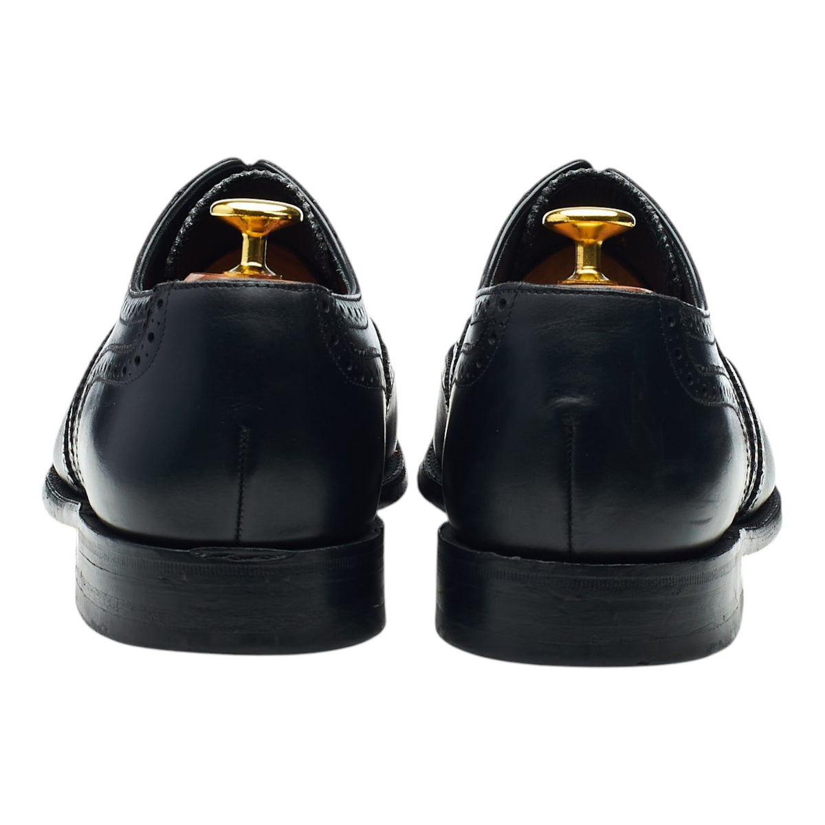 'Pembroke' Black Leather Oxford Brogues UK 8.5 G