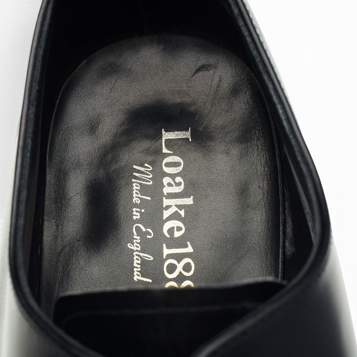 1880 'Cornwall' Black Leather Derby UK 7 E