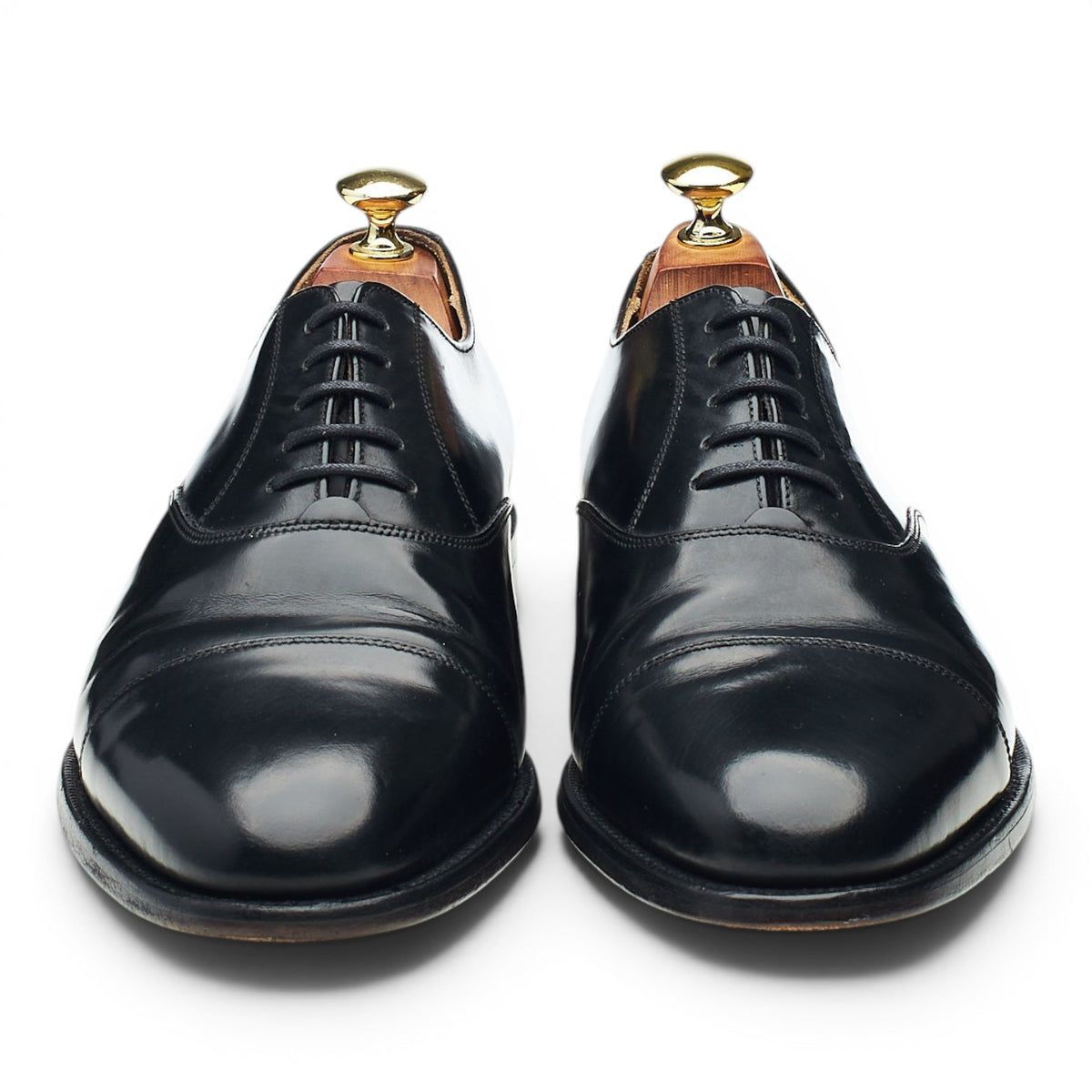 'Arnold' Black Leather Oxford UK 7.5 G