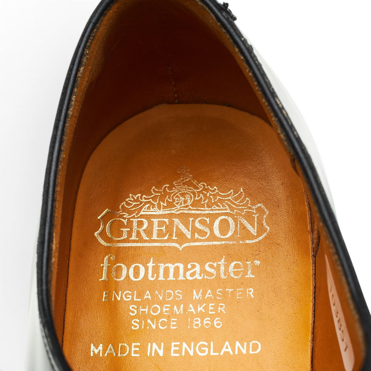 Vintage Black Leather Oxford UK 7.5 E