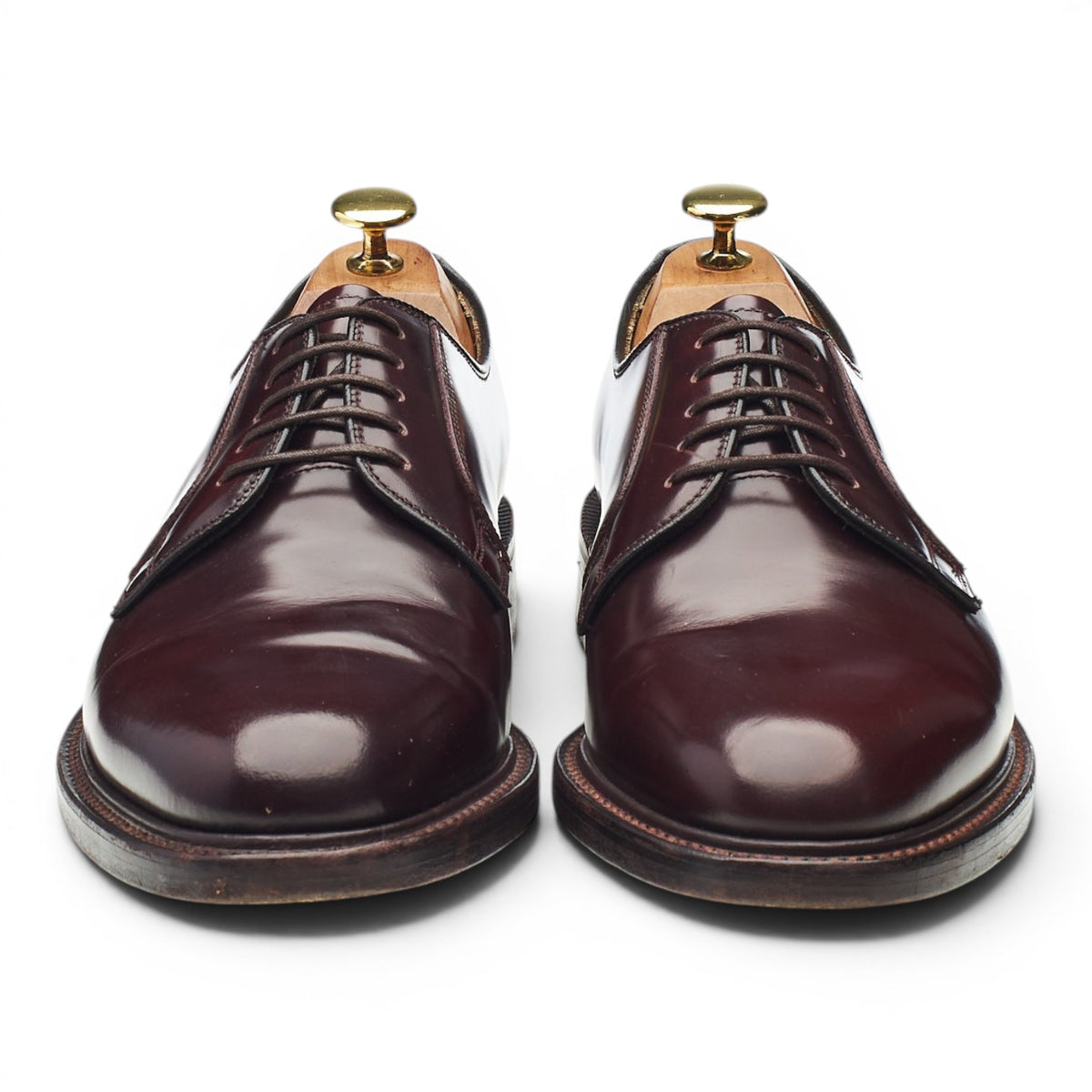 '771' Burgundy Leather Derby UK 8 EX