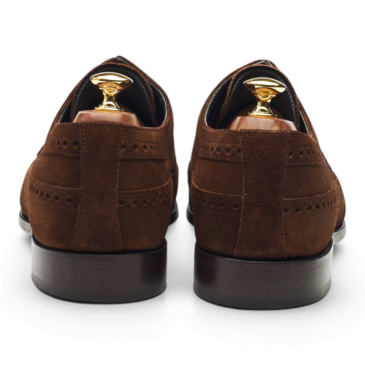 'Woodbridge' Brown Suede Derby Brogues UK 10 G