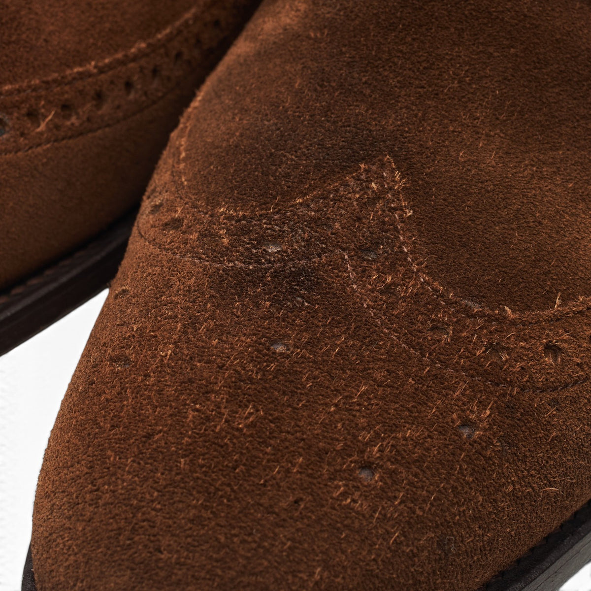 'Woodbridge' Brown Suede Derby Brogues UK 10 G