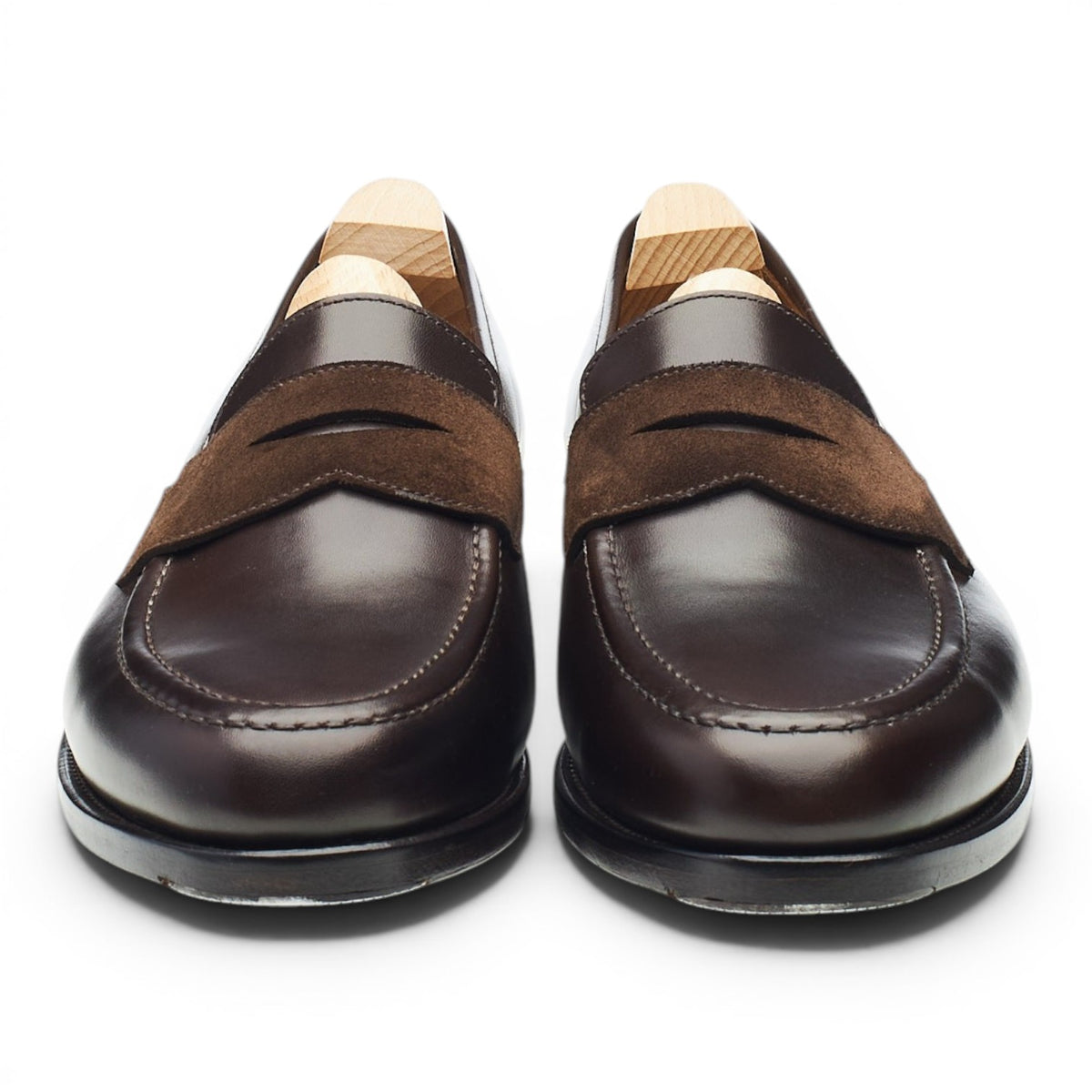 MTO 'Wayne 718' Dark Brown Leather Loafers UK 6.5 F
