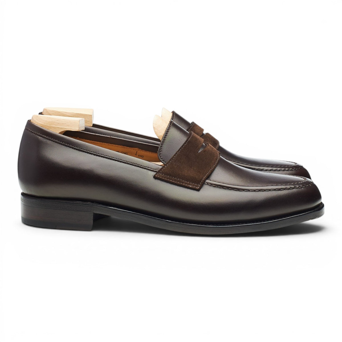 MTO 'Wayne 718' Dark Brown Leather Loafers UK 6.5 F
