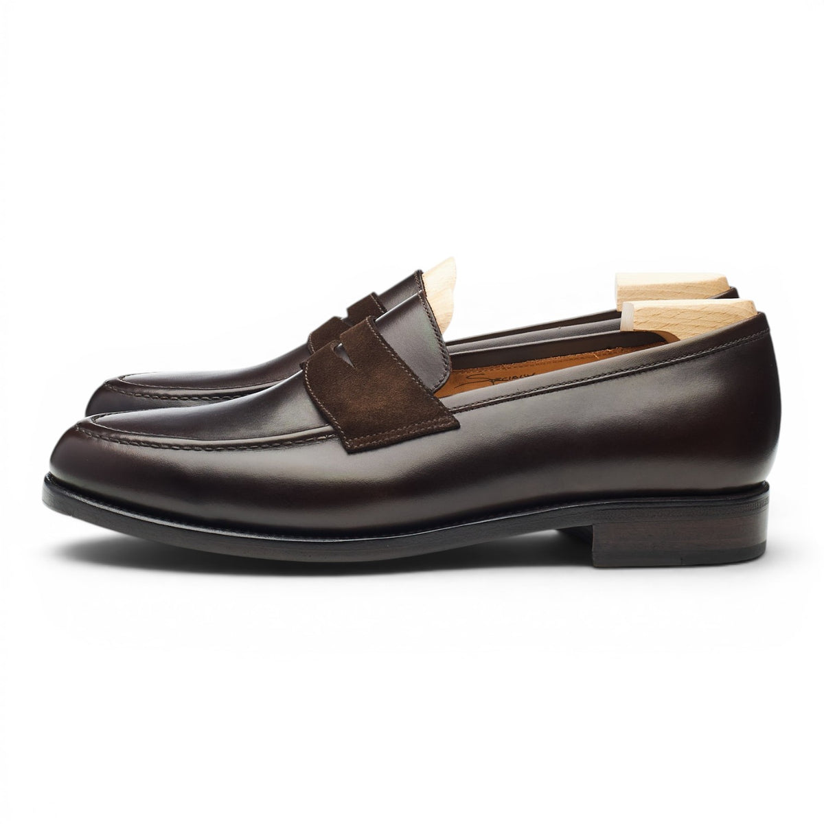 MTO 'Wayne 718' Dark Brown Leather Loafers UK 6.5 F