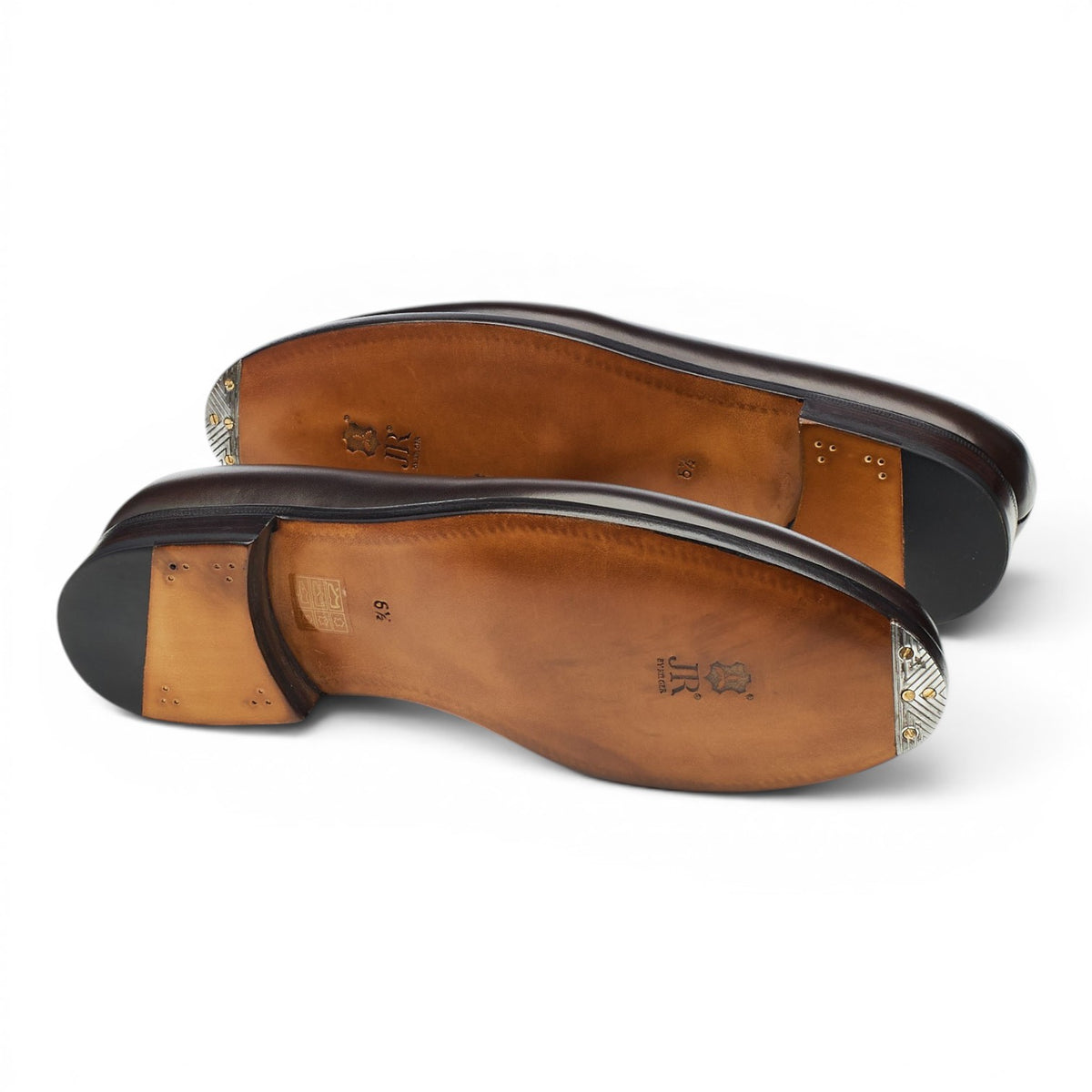 MTO 'Wayne 718' Dark Brown Leather Loafers UK 6.5 F