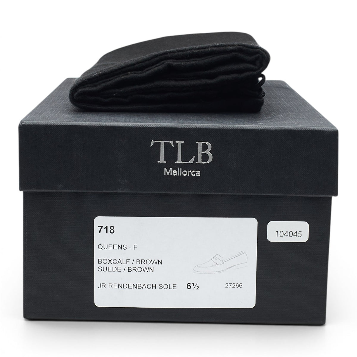 MTO 'Wayne 718' Dark Brown Leather Loafers UK 6.5 F