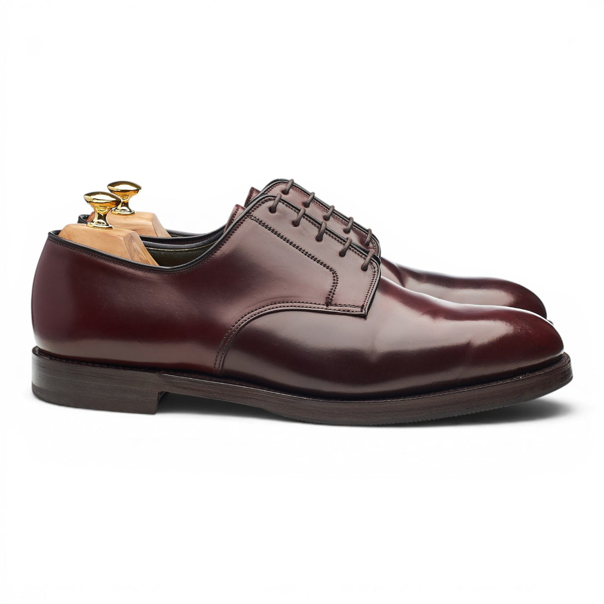 'Grasmere' Burgundy Cordovan Leather Derby UK 12 F