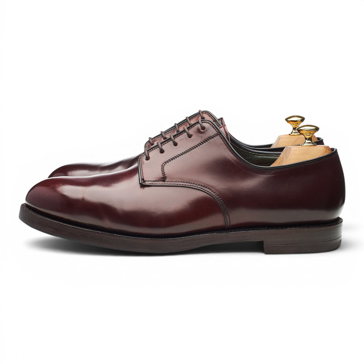 'Grasmere' Burgundy Cordovan Leather Derby UK 12 F