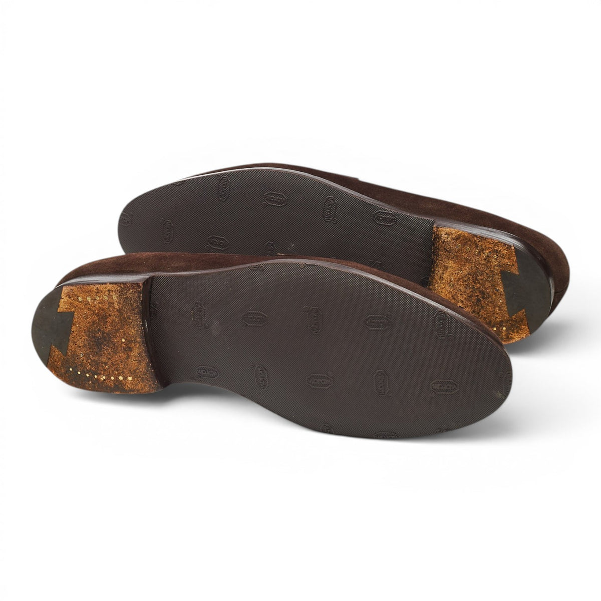 'Bradley II' Dark Brown Suede Loafers UK 9 E