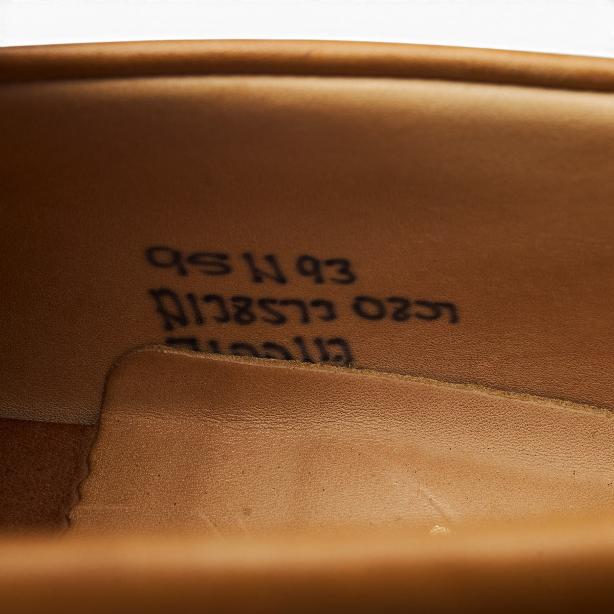 'Darwin' Tan Brown Leather Loafers UK 9.5 H