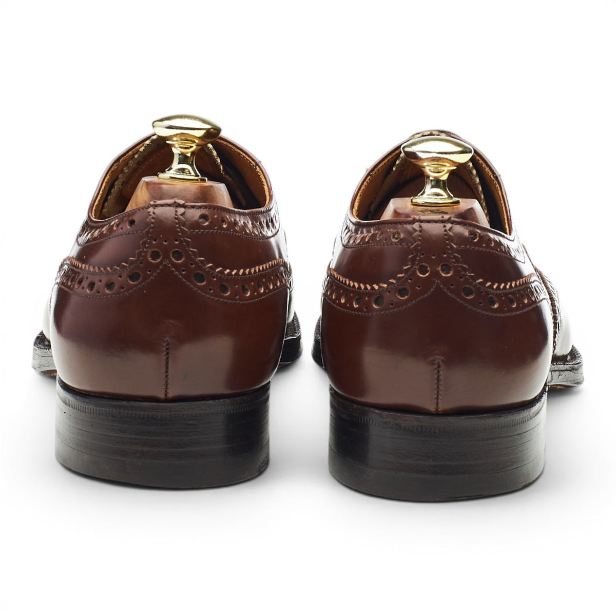 'Burwood' Brown Leather Oxford Brogues UK 7.5 G