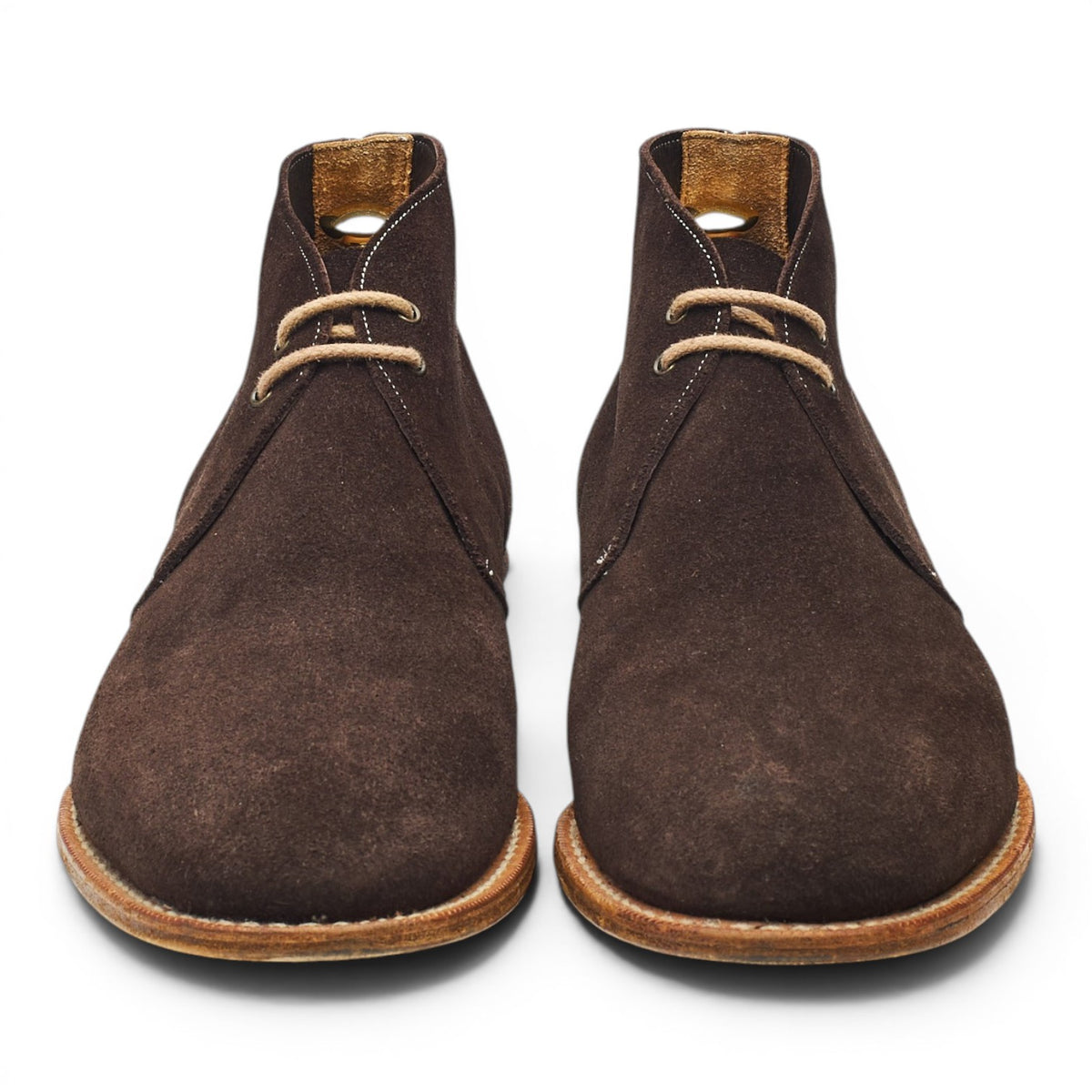'Sahara' Brown Suede Chukka Boots UK 9.5 F