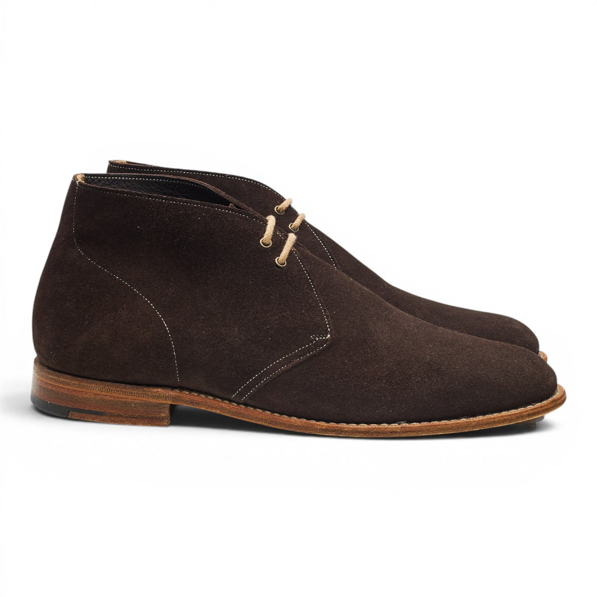'Sahara' Brown Suede Chukka Boots UK 9.5 F