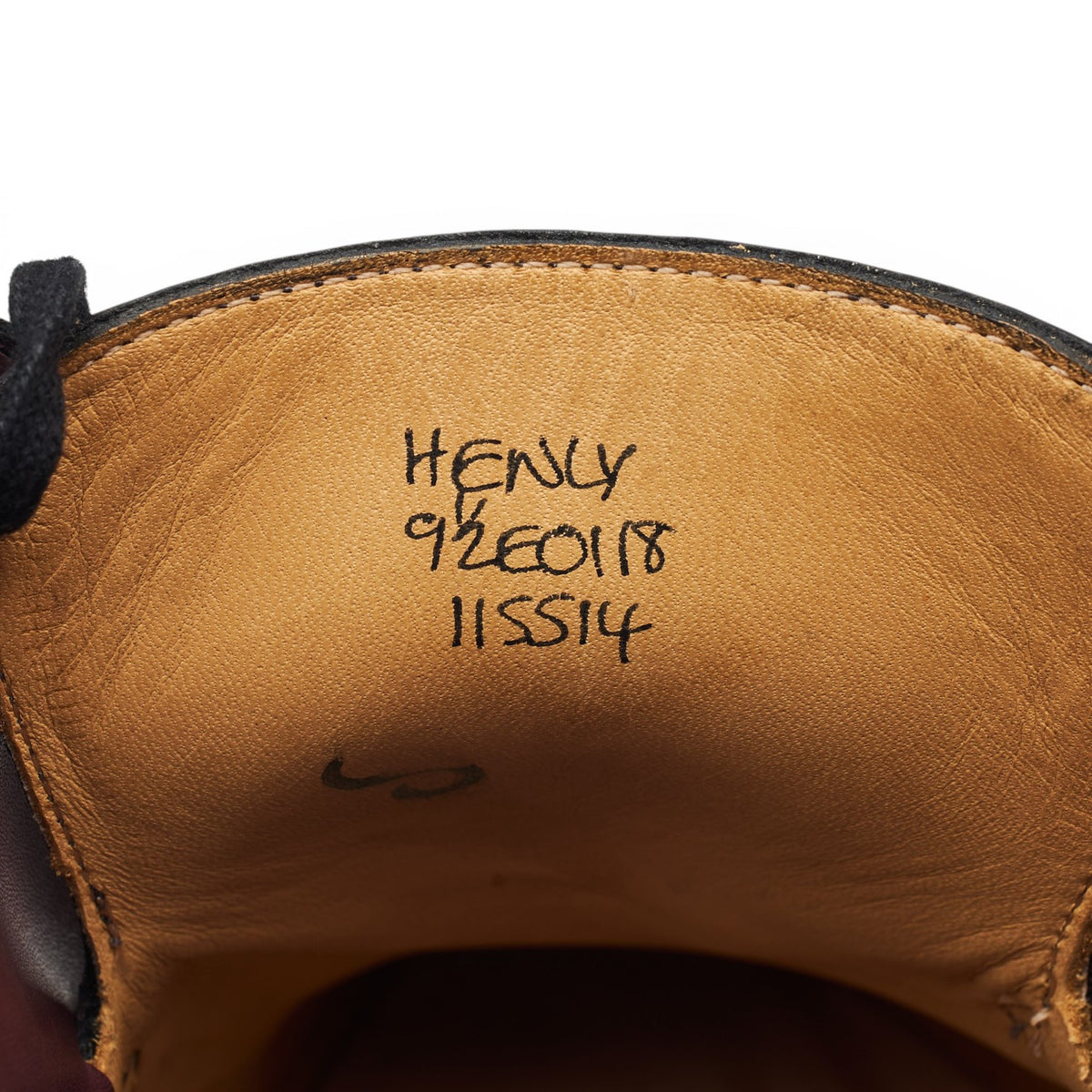 Saint Crépin 2022 'Henley' Oxblood Leather Derby UK 9.5 E