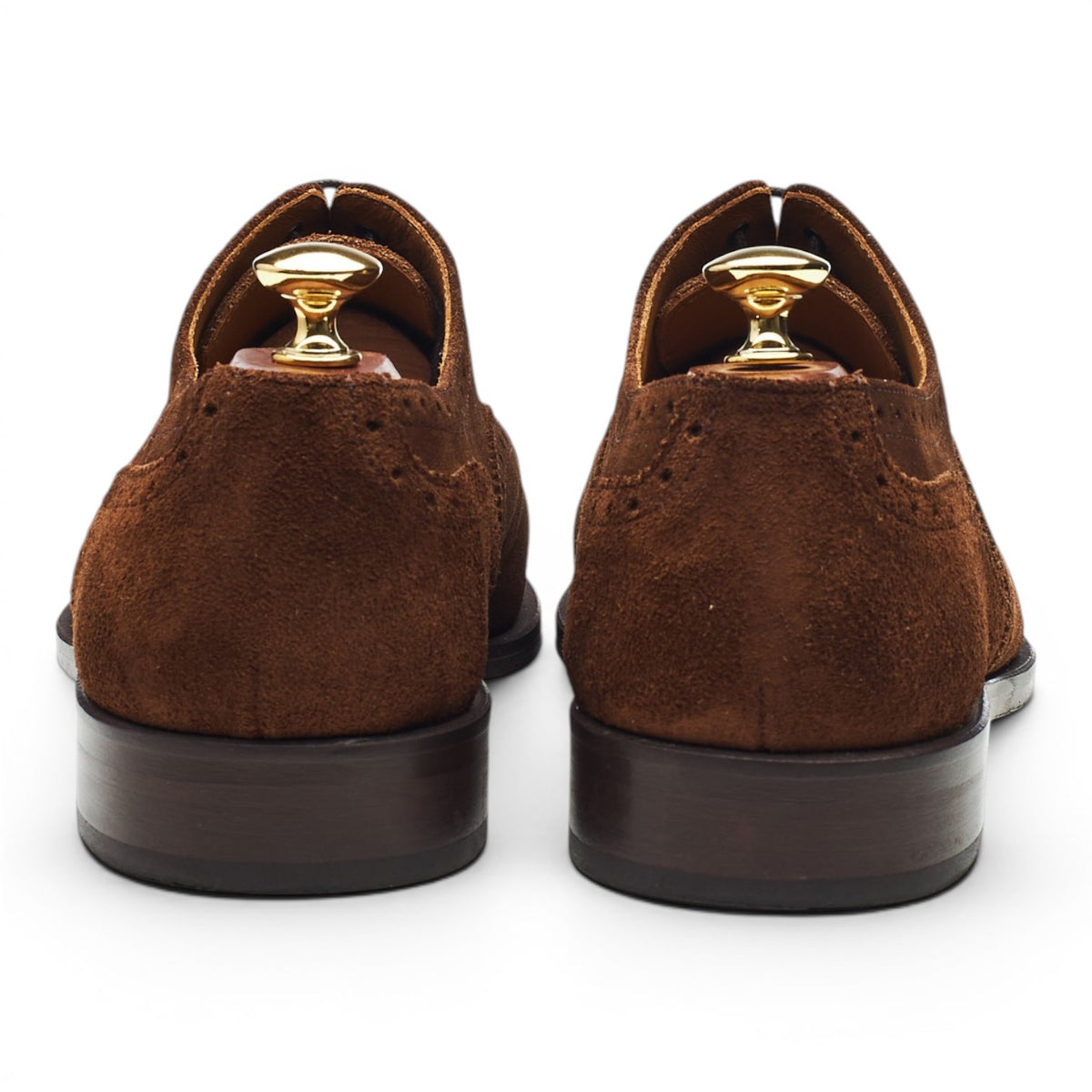 'Kennet' Snuff Brown Suede Oxford Semi Brogues UK 9 F