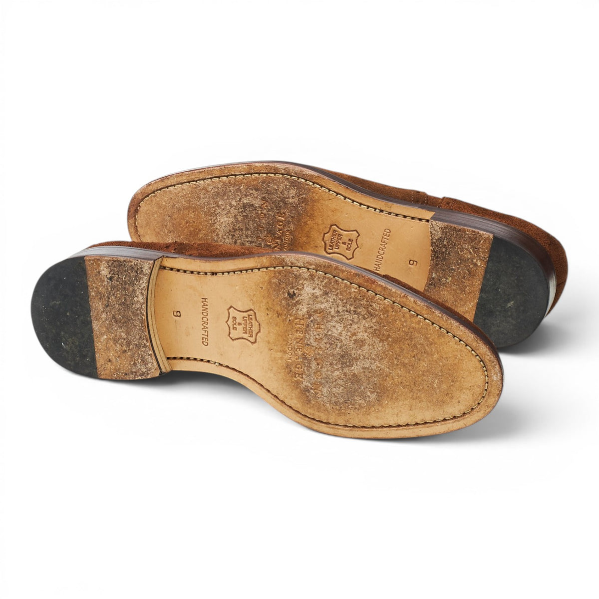 'Kennet' Snuff Brown Suede Oxford Semi Brogues UK 9 F