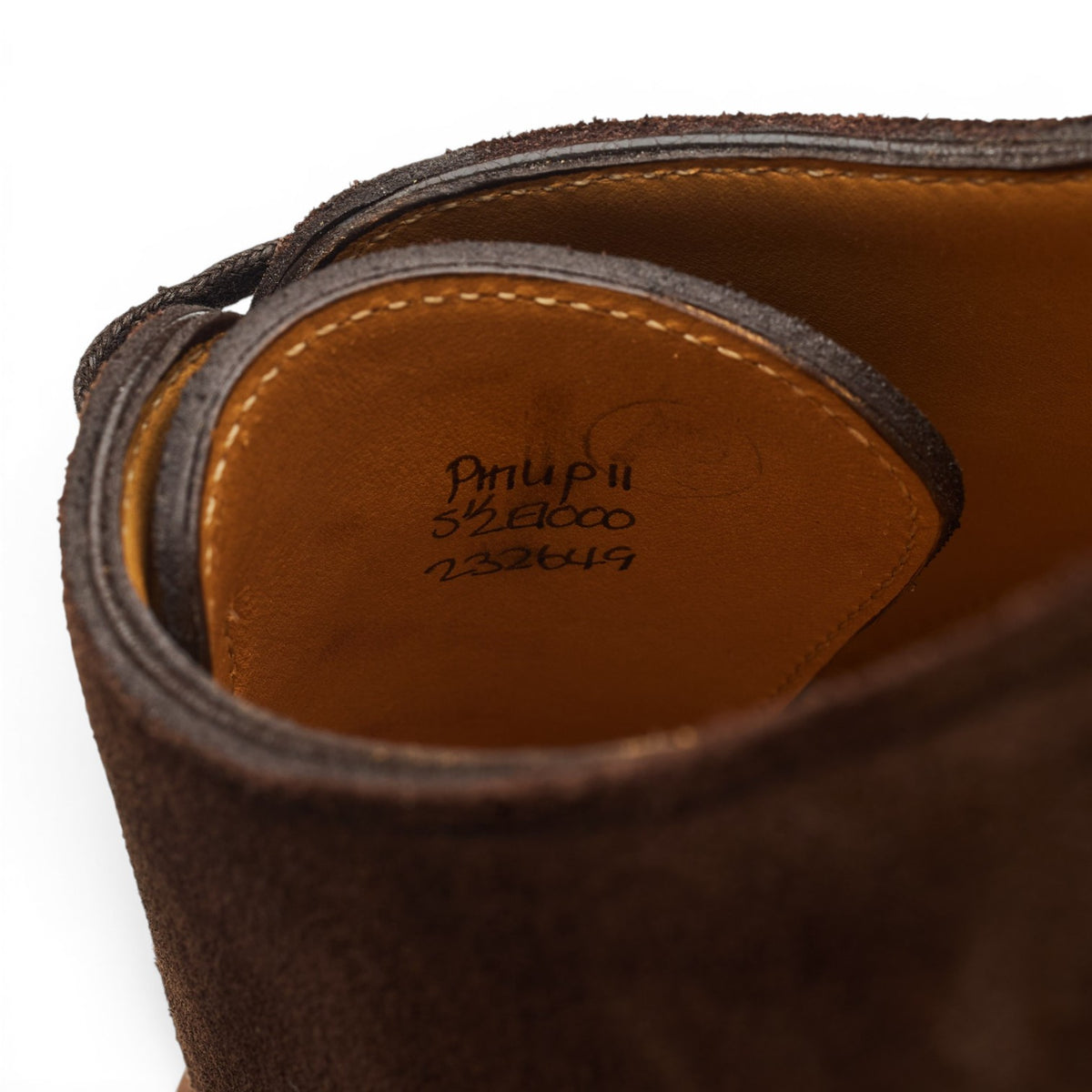 'Philip II' Dark Brown Suede Oxford UK 5.5 E