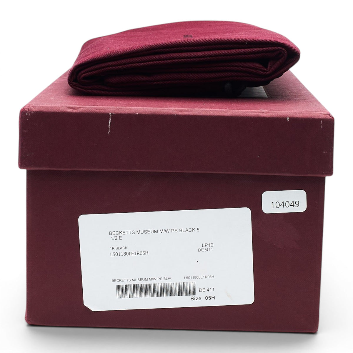 'Becketts' Black Museum Leather Oxford UK 5.5 E
