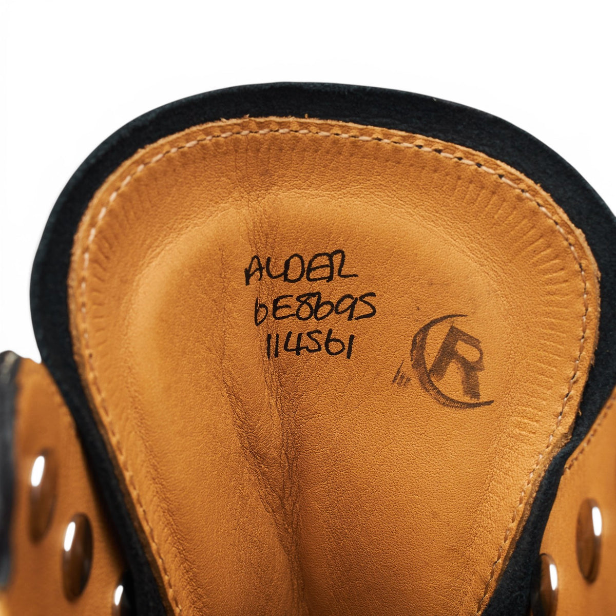 'Alder' Black Museum Grain Leather Boots UK 6 E
