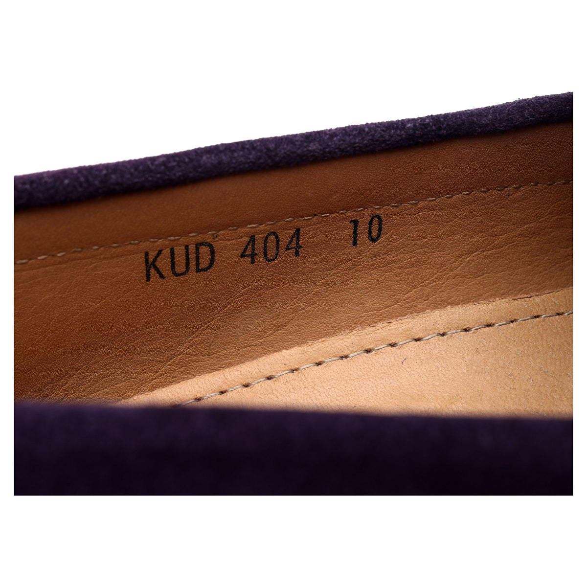 Purple Suede Driving Loafers UK 10