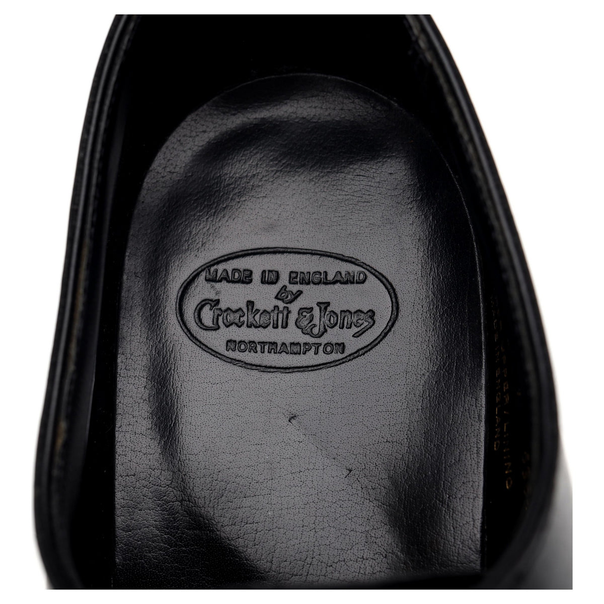 &#39;Weymouth&#39; Black Leather Wholecut Oxford UK 8.5 E